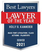 Lawyer of the Year Badge - 2021 - Mass Tort Litigation / Class Actions - Plaintiffs