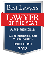 Lawyer of the Year Badge - 2018 - Mass Tort Litigation / Class Actions - Plaintiffs